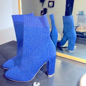 Heeled Sock Booties - Never worn!